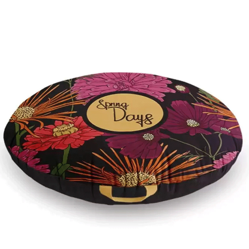 Coussin De Sol Spring Days Noir en Tunisie