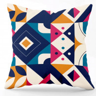 Coussin Outdoor Collage Art Jaune en Tunisie