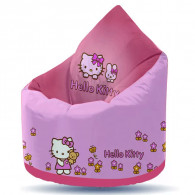 Pouf Plume S Hello Kitty Rose
