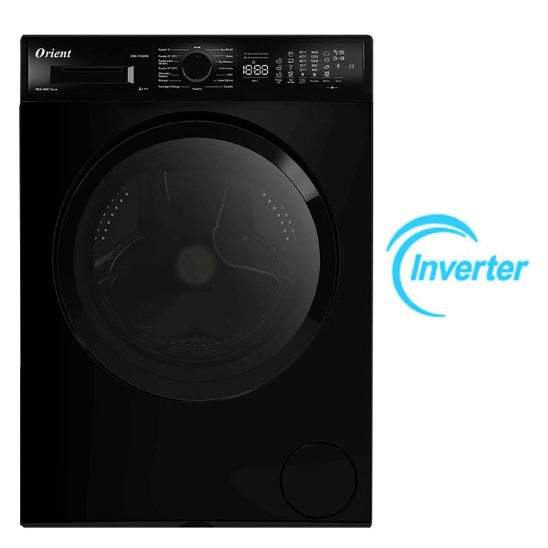 Machine à Laver Frontale Orient OW-F11V01 Inverter 11Kg Noir en Tunisie