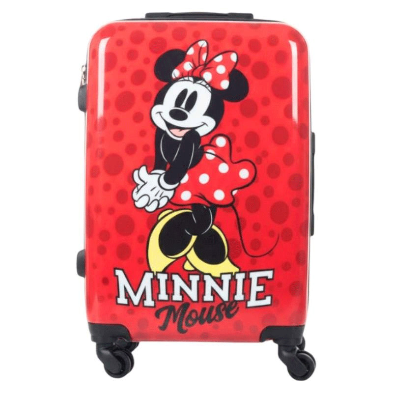 Valise Pour Enfant CBA Minnie Mouse 40CM Rouge en Tunisie