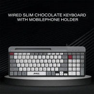 Clavier Filaire Vontech K37 Slim Chocolate Noir en Tunisie