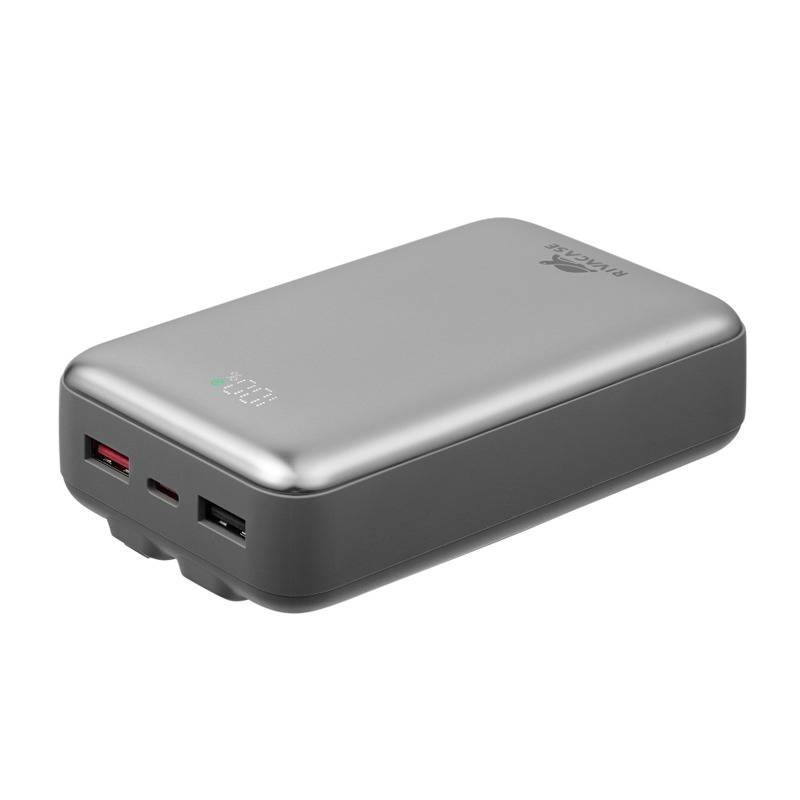 Power Bank Rivacase VA2612 20 000 mAh 30W Gris En Tunisie
