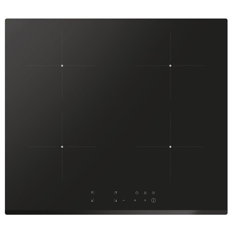 Plaque de Cuisson Encastrable Électrique Hoover HI624TCT-1 4 Feux 60Cm Noir en Tunisie