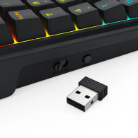 Pavé numérique Sans Fil Redragon K733 Cove RGB Noir en Tunisie