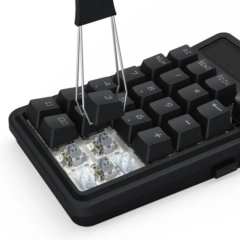 Pavé numérique Sans Fil Redragon K733 Cove RGB Noir en Tunisie