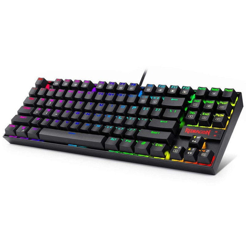 Clavier Redragon Kumara Mecanique K552 RGB Noir en Tunisie