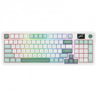 Clavier Gamer Mécanique Redragon K719 Galatin Pro RGB Blanc & Vert