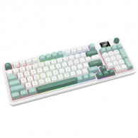 Clavier Gamer Mécanique Redragon K719 Galatin Pro RGB Blanc & Vert
