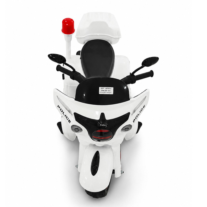 Moto Police Electrique Pour Enfant Blanc en Tunisie