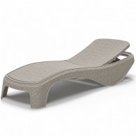 Chaise Longue Atlantic Resina Grège en Tunisie