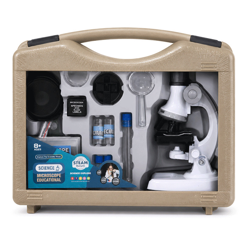 Kit Microscope Pour Enfant M3306 Avec Accessoires Blanc en Tunisie