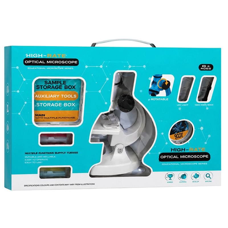 Kit Microscope Pour Enfant LZ8603 Avec Accessoires Blanc en Tunisie