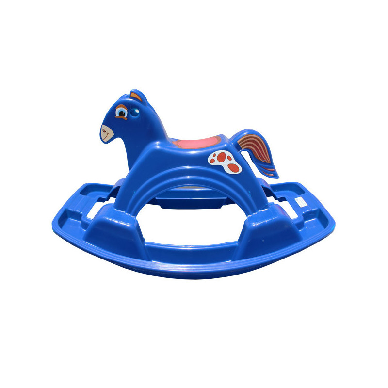Cheval "SESAME" Pour enfant en Couleur vert - rouge - jaune - bleu