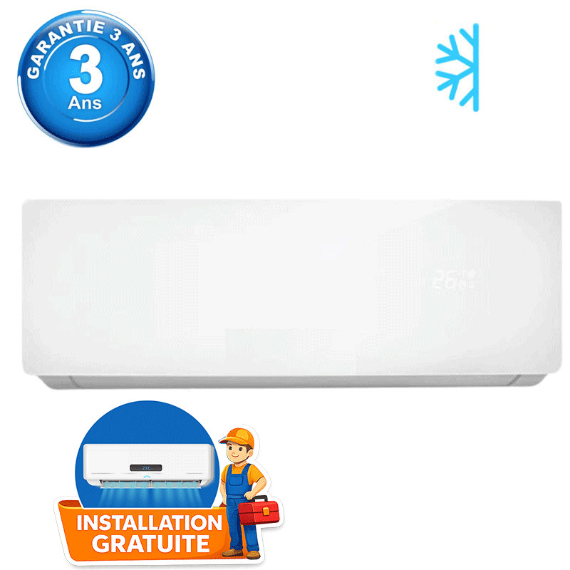 Climatiseur Saba SABW12C-IW 12000 BTU Froid Blanc en Tunisie