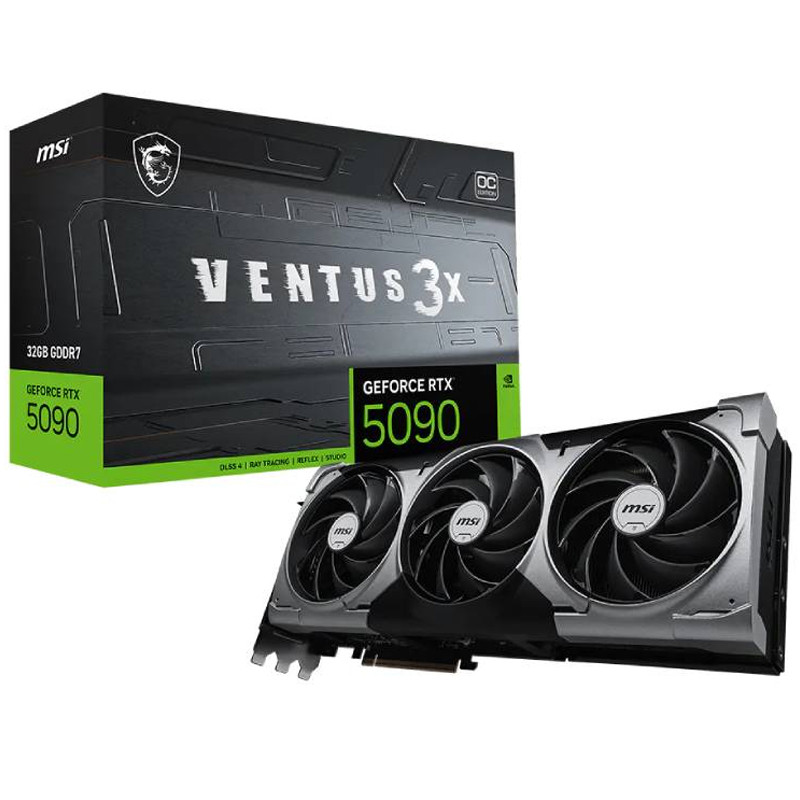 Carte Graphique MSI GeForce RTX 5090 32Go Ventus 3X OC GDDR7 En Tunisie
