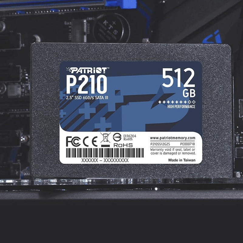 Disque Dur SSD Interne Patriot P210 512Go SATA III 2.5'' en Tunisie