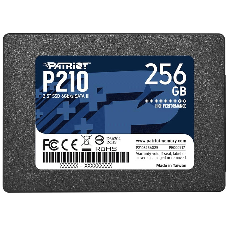 Disque Dur SSD Interne Patriot P210 256Go SATA III 2.5'' en Tunisie