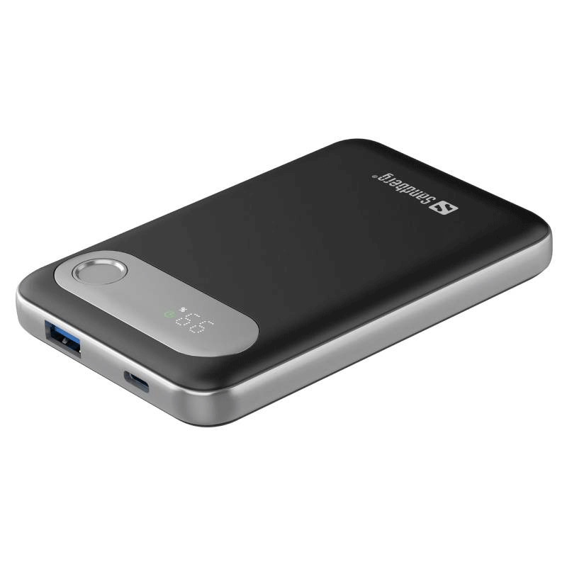 Power Bank Sandberg 421-16 10000 mAh 22.5 W Noir en Tunisie