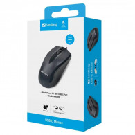 Souris Filaire Sandberg 631-01 USB-C 3D Noir