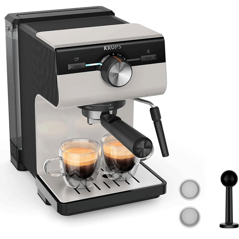 Machine à Café Krups Authentic XP381B10 2L 1140W Noir en Tunisie