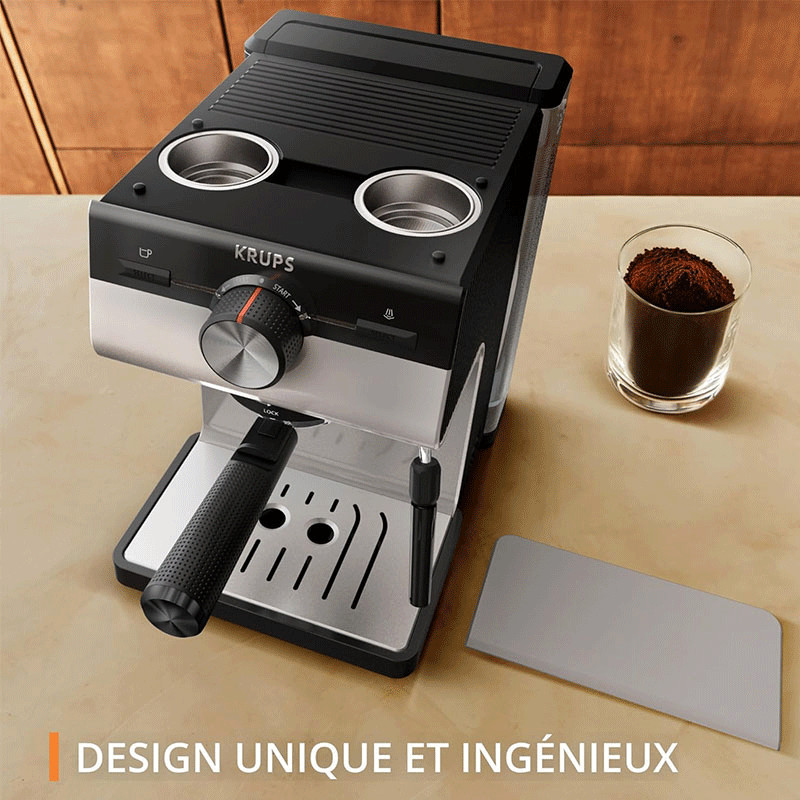 Machine à Café Krups Authentic XP381B10 2L 1140W Noir en Tunisie