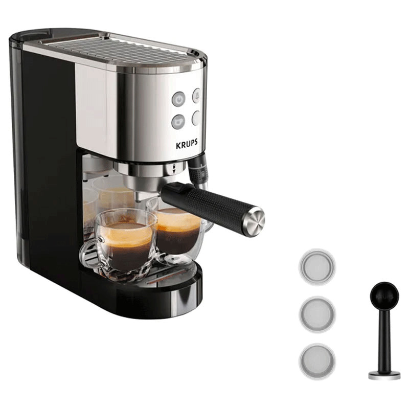 Machine à Café Krups Virtuoso+ XP444C10 1L 1350W Noir en Tunisie