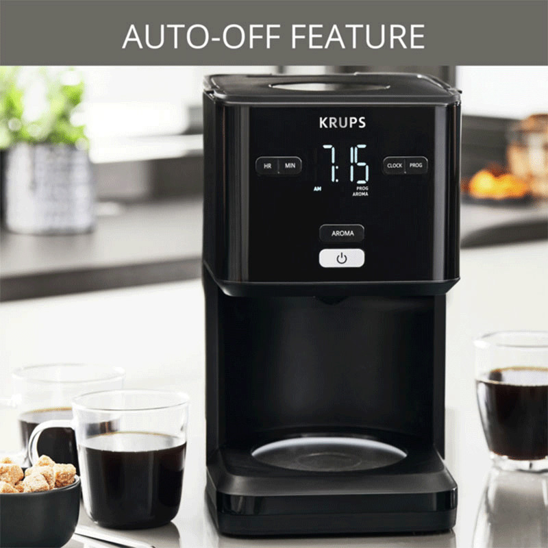 Machine à Café Krups Smart'N Light 1.25L 1000W Noir en Tunisie