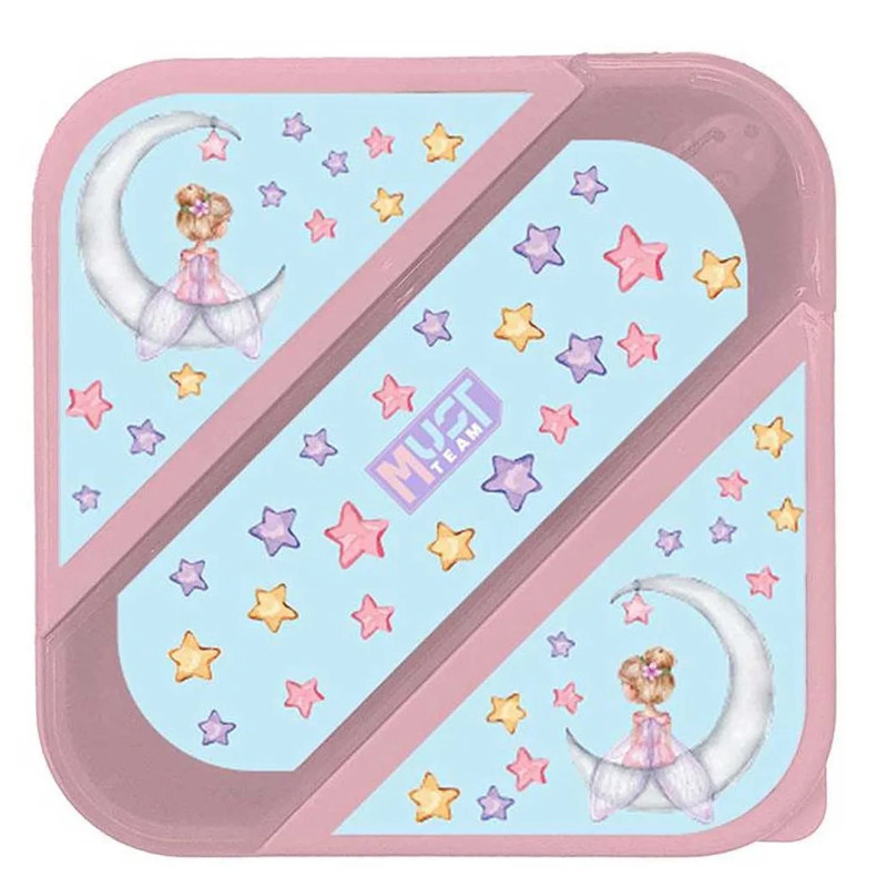 Kit Lunch Box Et Bouteille D'eau Must Team Night Fairy Bleu En Tunisie