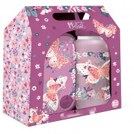 Kit Lunch Box Et Bouteille D'eau Must Team Butterfly Violet