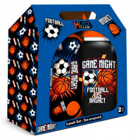 Kit Lunch Box Et Bouteille D'eau Must Team Foot & Basket Bleu en Tunisie