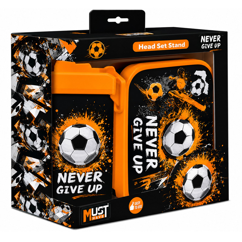 Kit Lunch Box Et Bouteille D'eau Must Team Never Give Up Noir