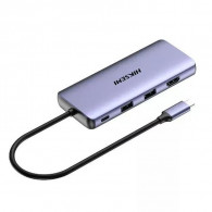 Hub USB Hiksemi Multifonctionnel Type-C 11en1 Gris En Tunisie