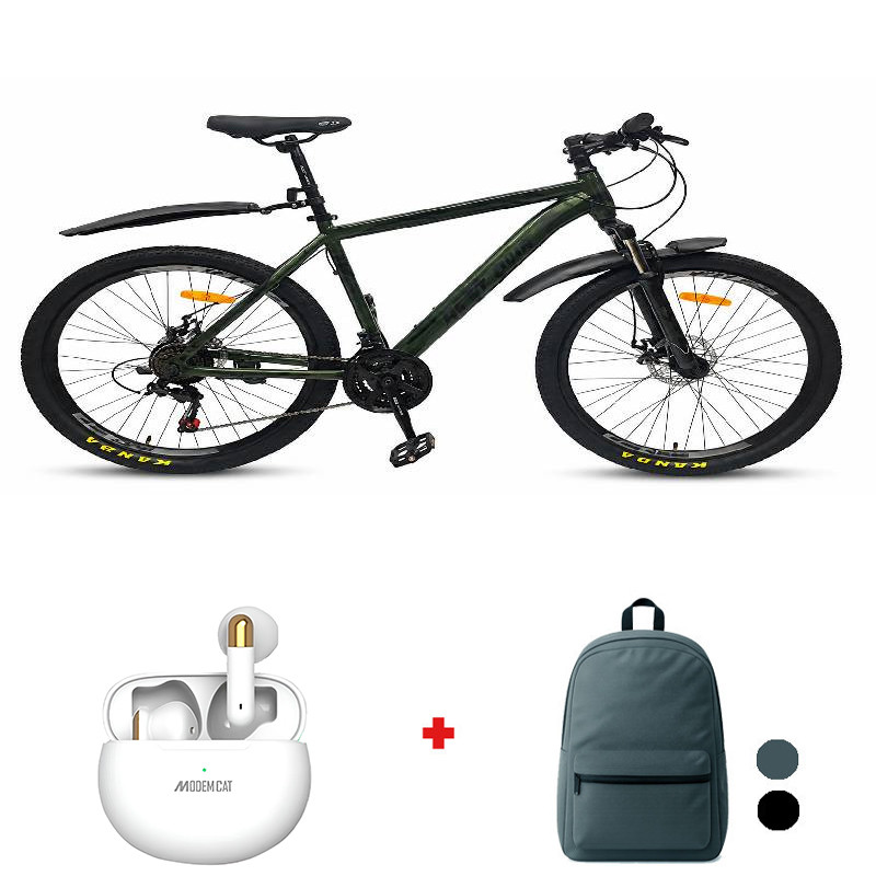 Bicyclette Best Bike M26 26" Vert Olive en Tunisie