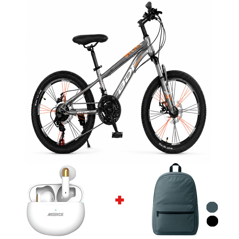 Bicyclette Best Bike QF21S-24 24" Gris En Tunisie