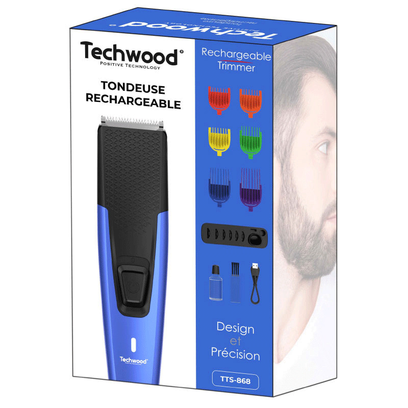 Tondeuse Rechargeable Techwood 5EN1 TTS-868 Noir en Tunisie