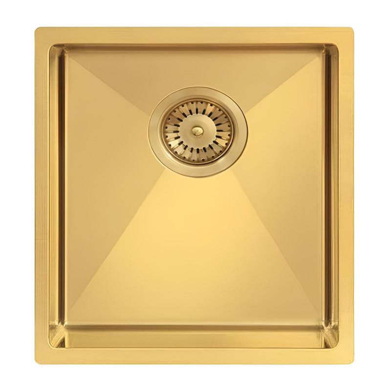 Évier De Cuisine Infinity Box 400 Sottotop 1 Bac 44Cm Gold en Tunisie