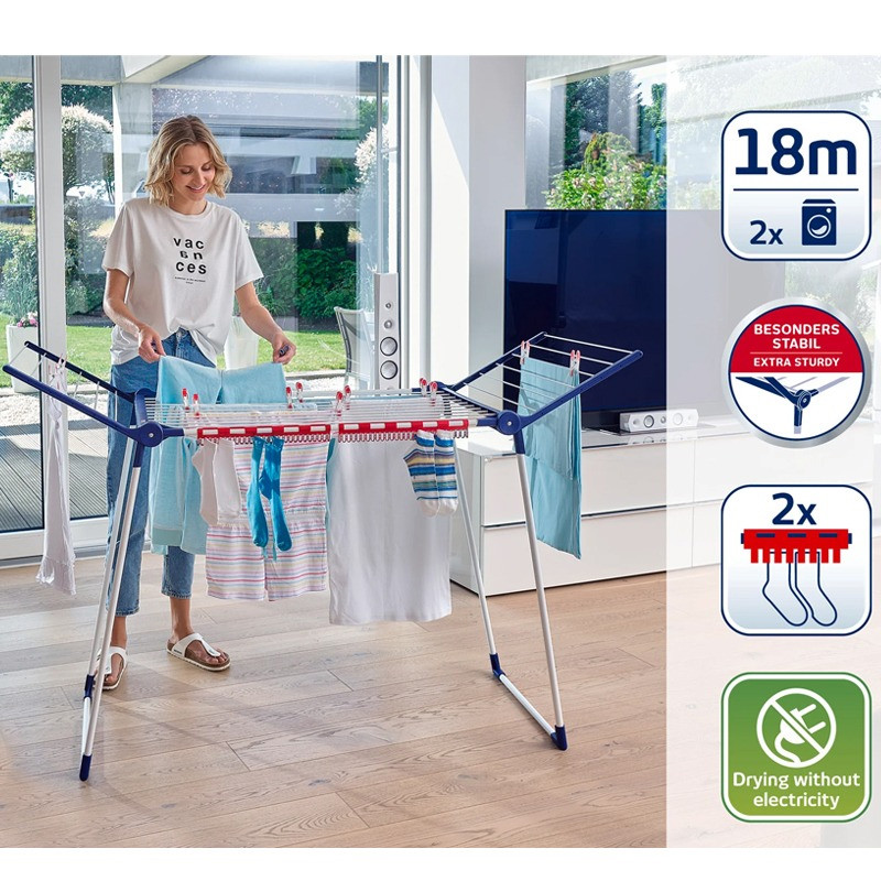 Sèche Linge Pliable Leifheit Pegasus Blanc En Tunisie