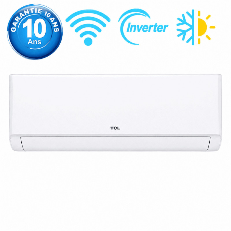 Climatiseur TCL ZG21 9000 BTU Tropicalisé Smart Inverter Chaud Froid Blanc EN Tunisie