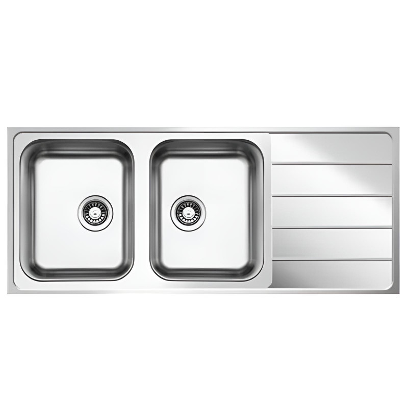Évier De Cuisine Infinity 116 Synos 2 Bacs 50Cm Inox En Tunisie