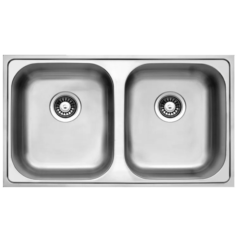 Évier De Cuisine Infinity 86 Twin 1 Bac 50Cm Inox en Tunisie