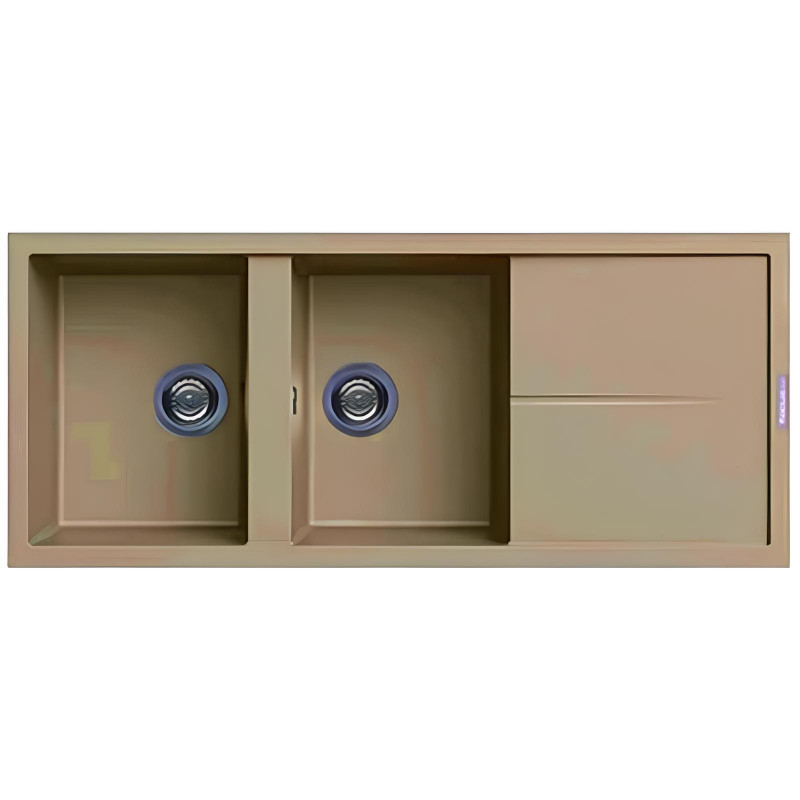 Évier De Cuisine Infinity Box 116 Ego 2 Bacs 50Cm Truffle en Tunisie