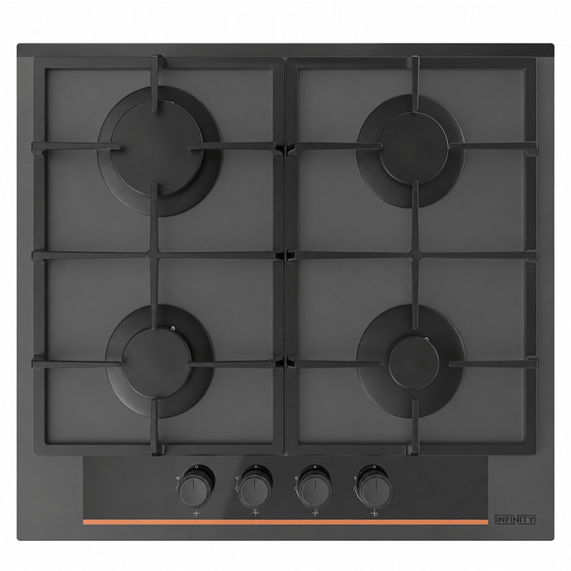 Plaque de Cuisson Encastrable Infinity H6002P07IS 4 Feux 60Cm Dark Inox en Tunisie