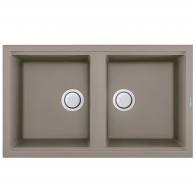 Évier De Cuisine Infinity 86 Moon 2 Bacs 50Cm Truffle en Tunisie