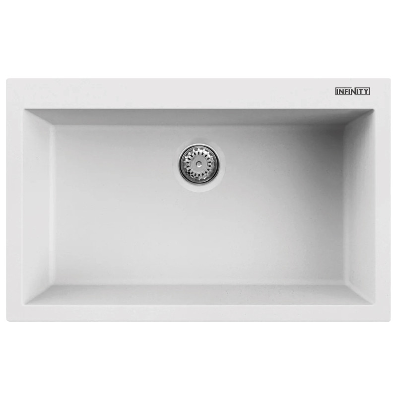 Évier De Cuisine Infinity 70 Moon 1 Bac 50Cm Blanc en Tunisie