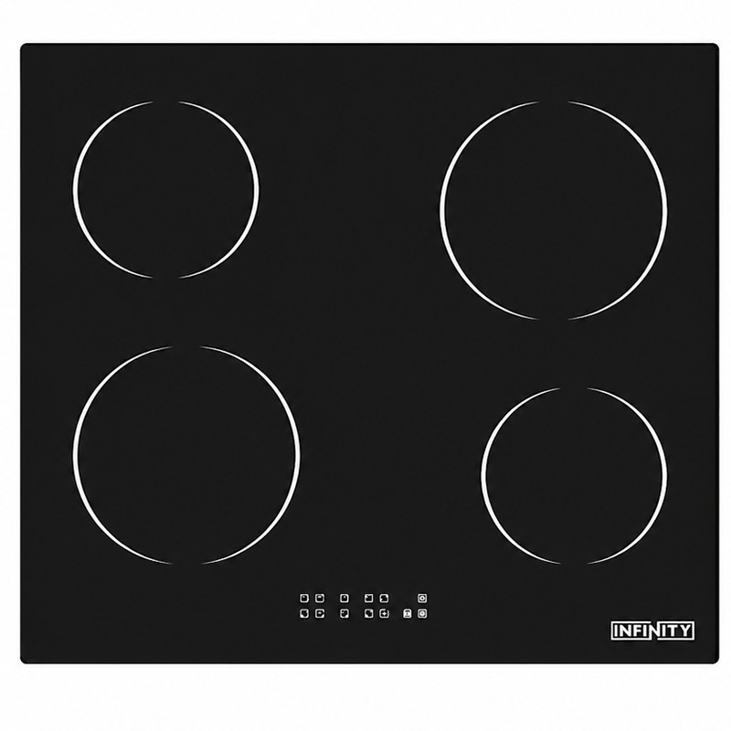Plaque de Cuisson Electrique Infinity T60401BL 4 Feux 60Cm Noir en Tunisie
