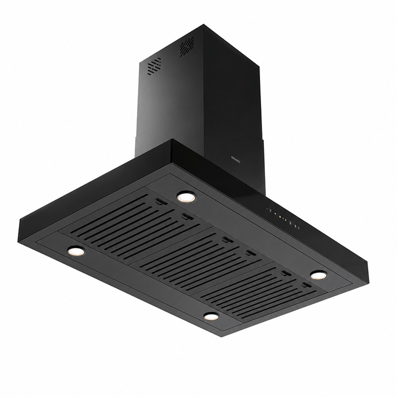 Hotte Décorative Infinity AGI1043-90B 90Cm Noir en Tunisie