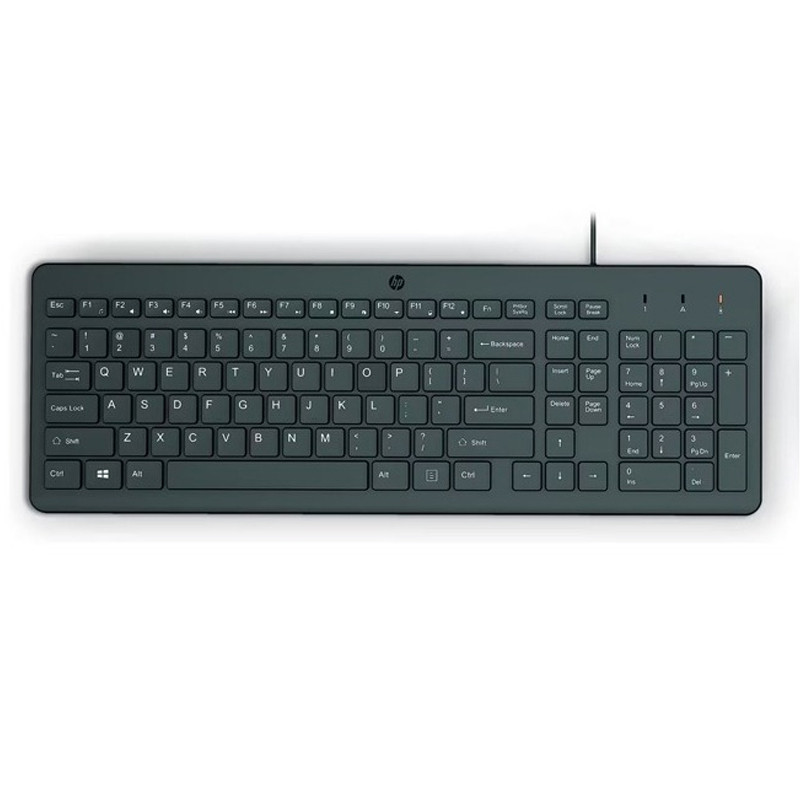Ensemble Clavier & Souris Filaire HP 150 Noir EN Tunisie