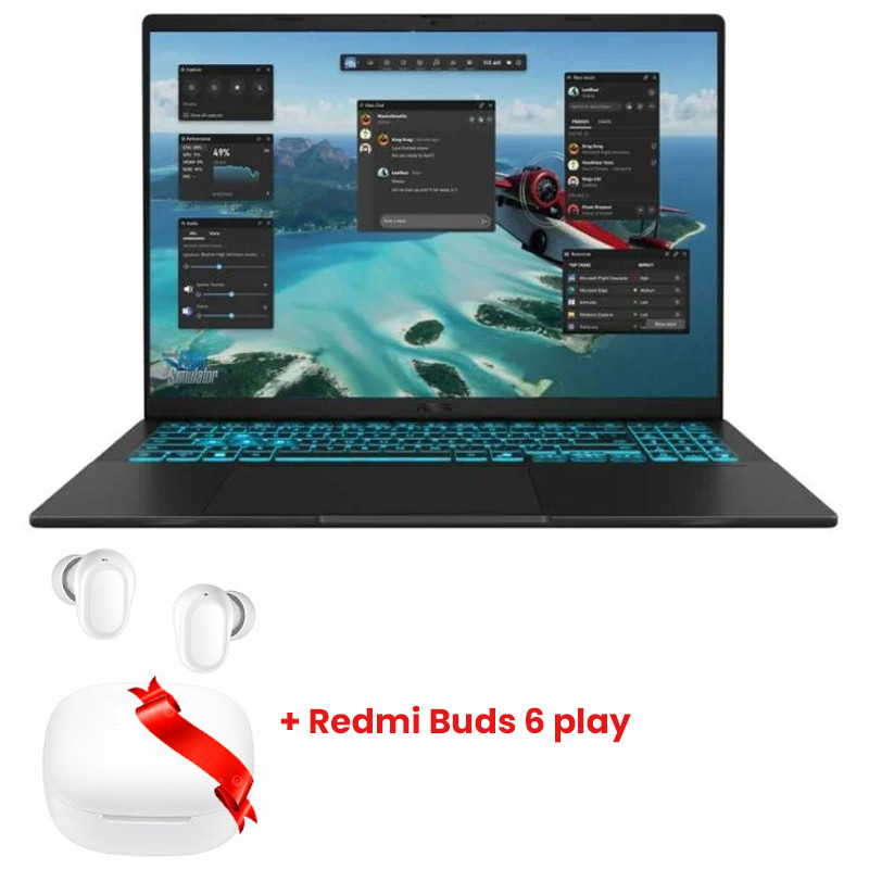 Pc Portable Gamer Asus VivoBook 16 V3607VU Core7 240H  8Go 512Go SSD RTX 4050 en Tunisie