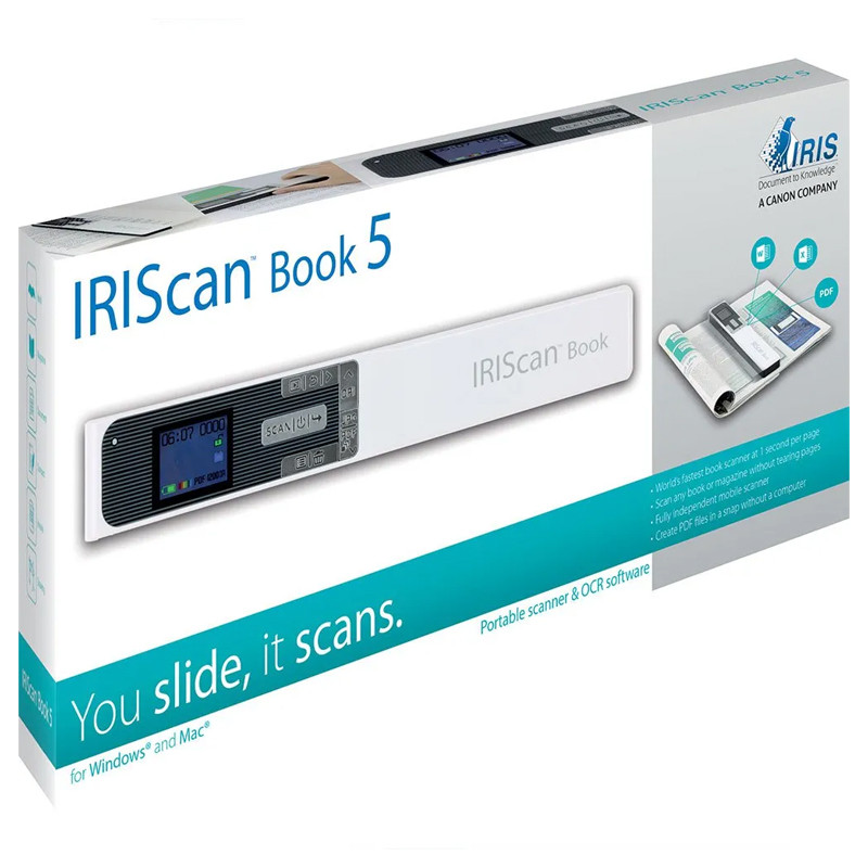 Scanner Portable IRIScan 458739 Book 5 A4 Blanc en Tunisie